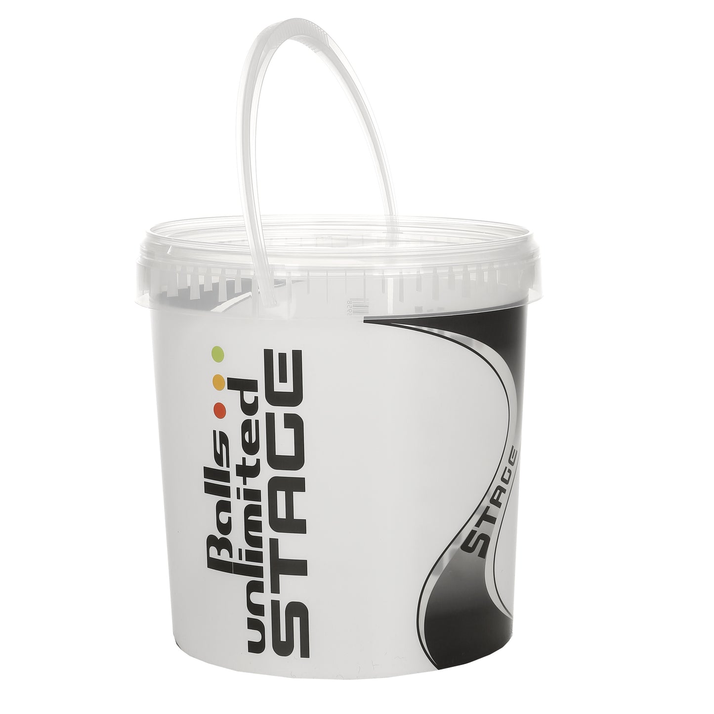 Balls Unlimited Stage 1,2,3 Seau À Balles-Noir,Blanc Balls Unlimited Stage 1,2,3 Seau À Balles-Noir,Blanc