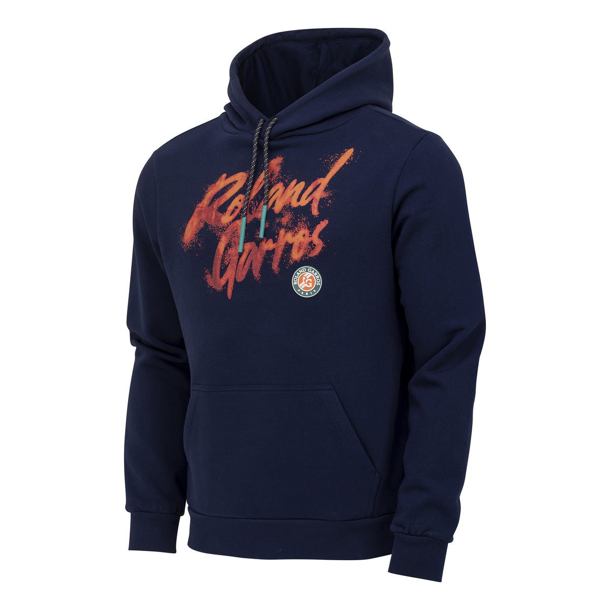 Roland Garros Sweat À Capuche Hommes-Bleu Foncé Roland Garros Sweat À Capuche Hommes-Bleu Foncé