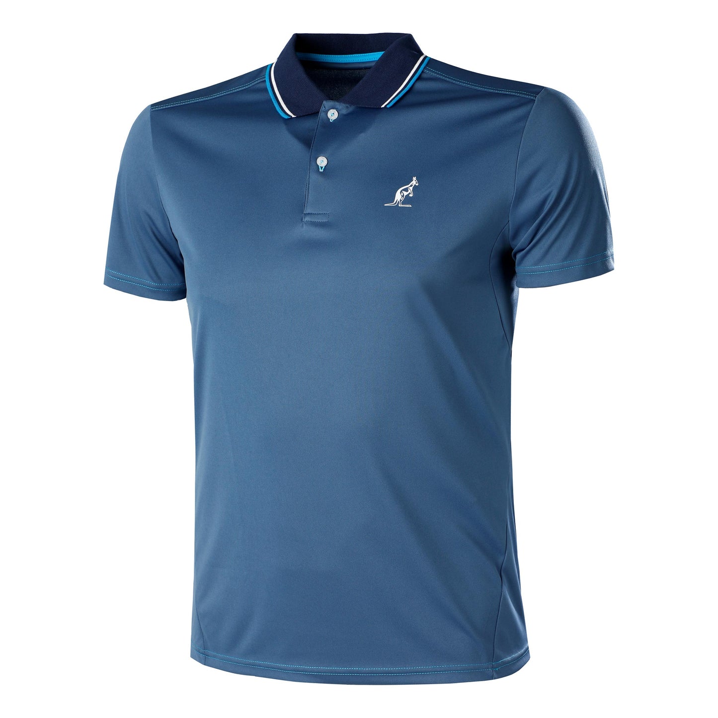 Australian Serve in Ace Polo Hommes - bleu, noir Australian Serve in Ace Polo Hommes - bleu, noir