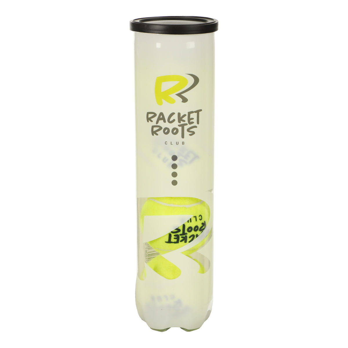 Racket Roots Club Tennisball Tube De 4 Racket Roots Club Tennisball Tube De 4