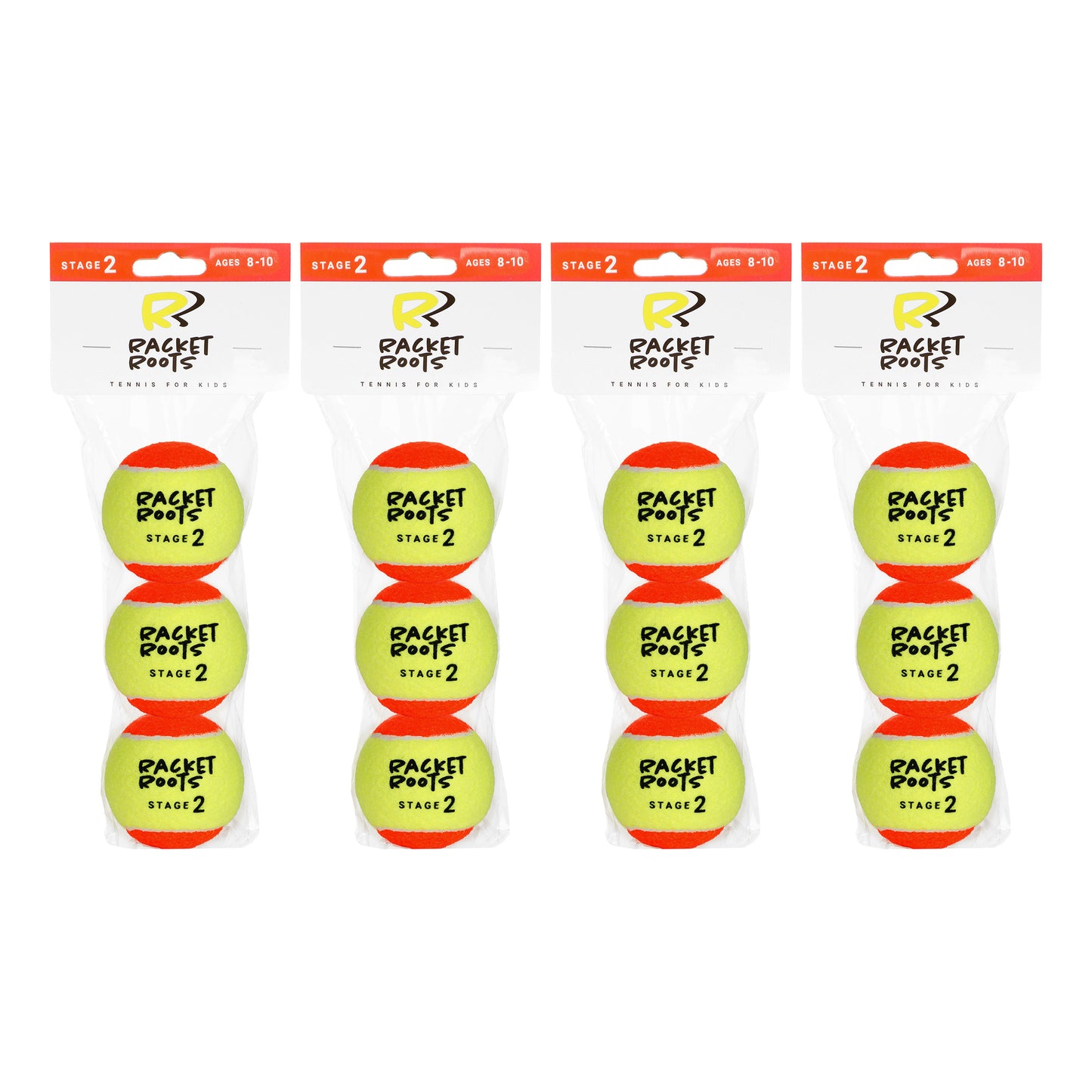 Racket Roots Sac de 3 balles 4x RR Stage 2 Racket Roots Sac de 3 balles 4x RR Stage 2