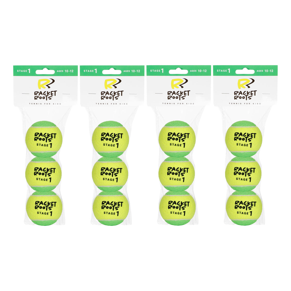 Racket Roots Sac de 3 balles RR Stage 1 Racket Roots Sac de 3 balles RR Stage 1