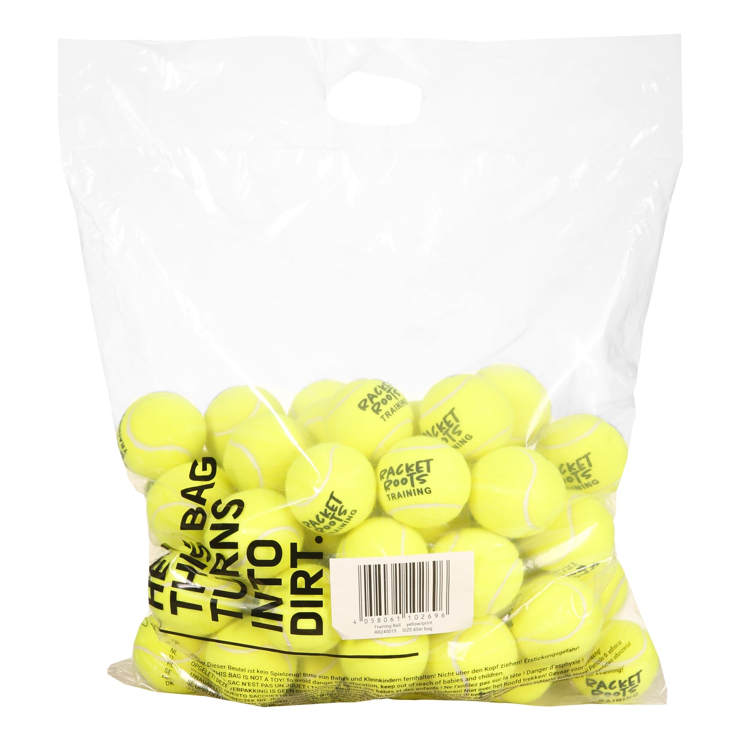 Racket Roots RR Training Sac De 60 Balles Racket Roots RR Training Sac De 60 Balles