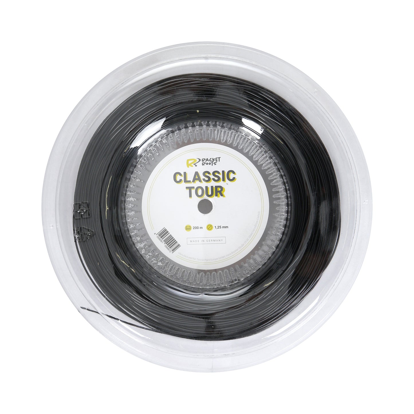 Racket Roots RR Classic Tour Bobine Cordage 200m-Noir Racket Roots RR Classic Tour Bobine Cordage 200m-Noir