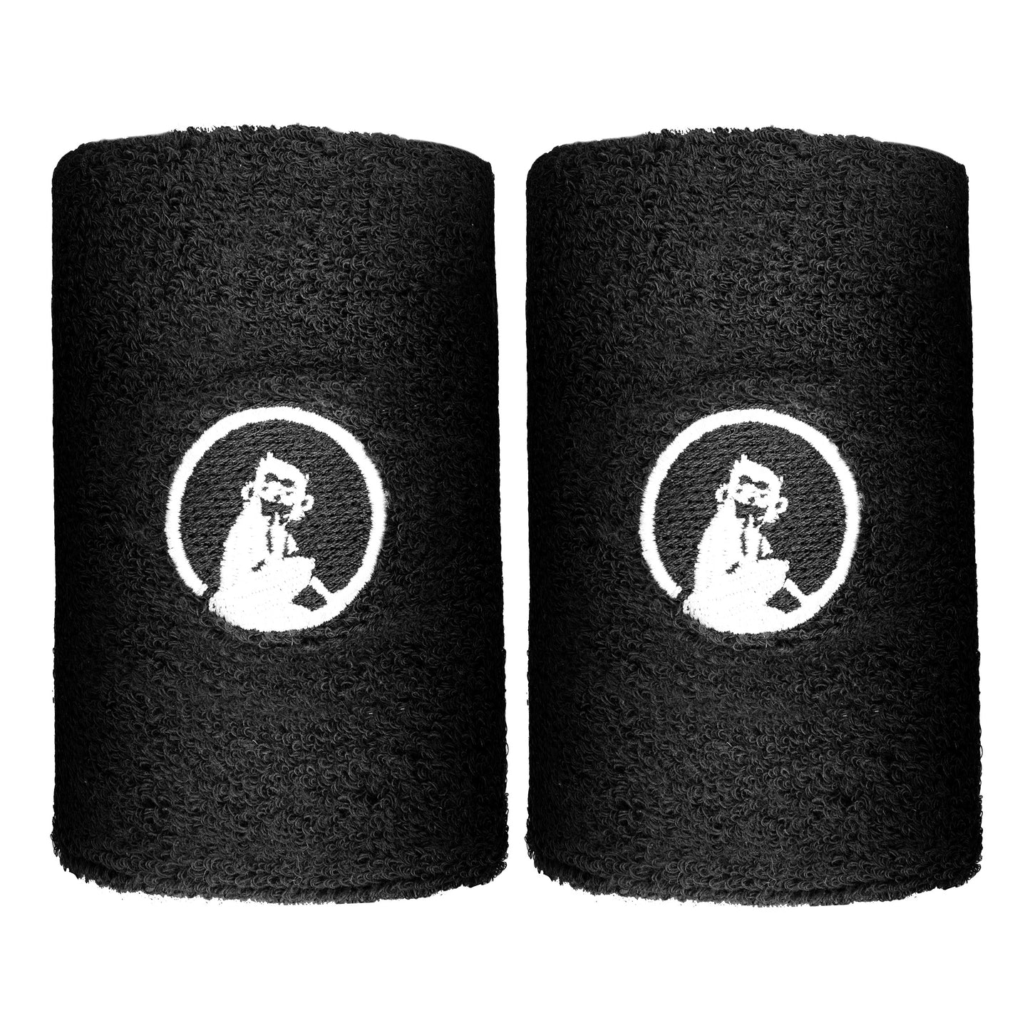 Quiet Please Poignet Pack de 2 unités long - noir Quiet Please Poignet Pack de 2 unités long - noir