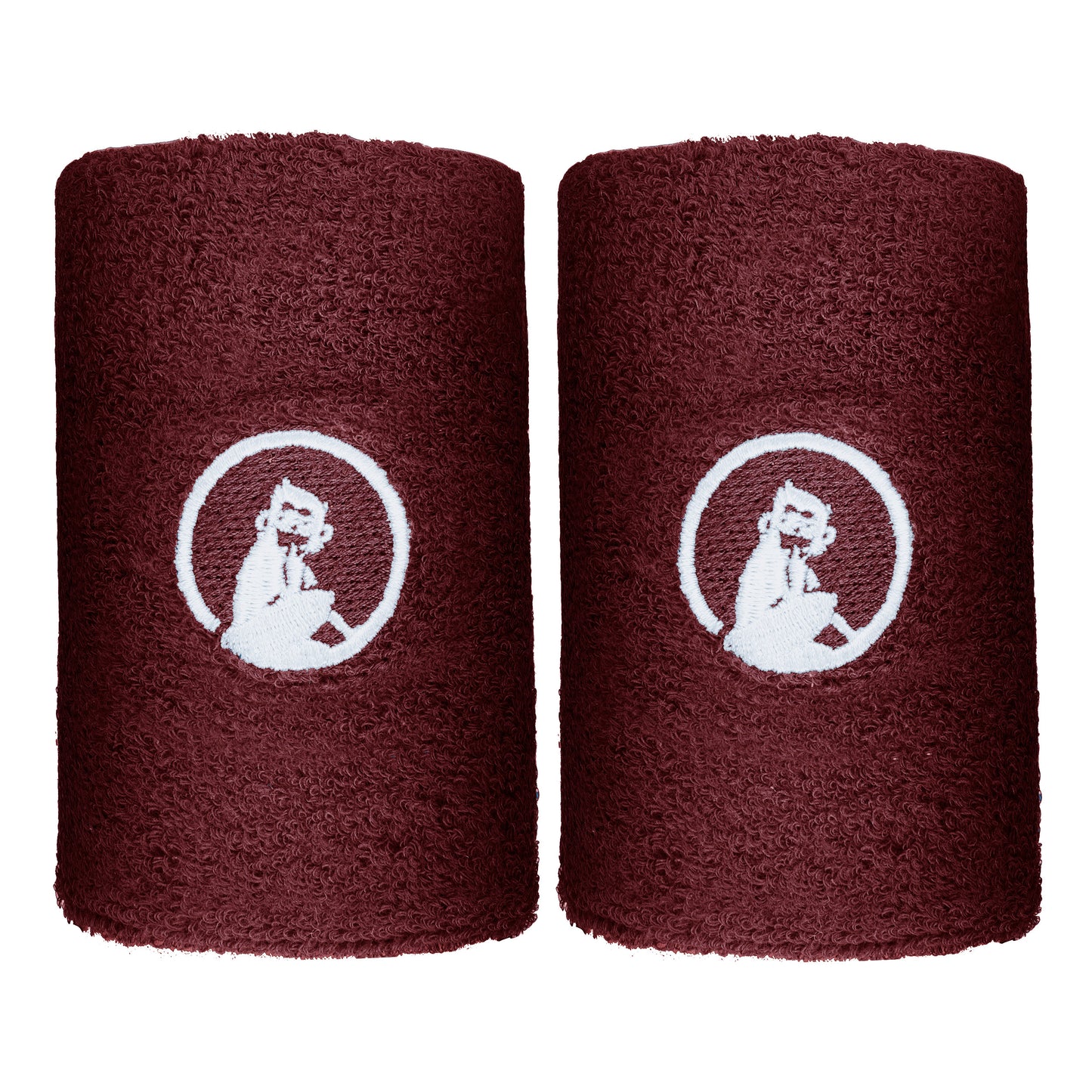 Quiet Please Poignet Pack de 2 unités long - rouge vin Quiet Please Poignet Pack de 2 unités long - rouge vin