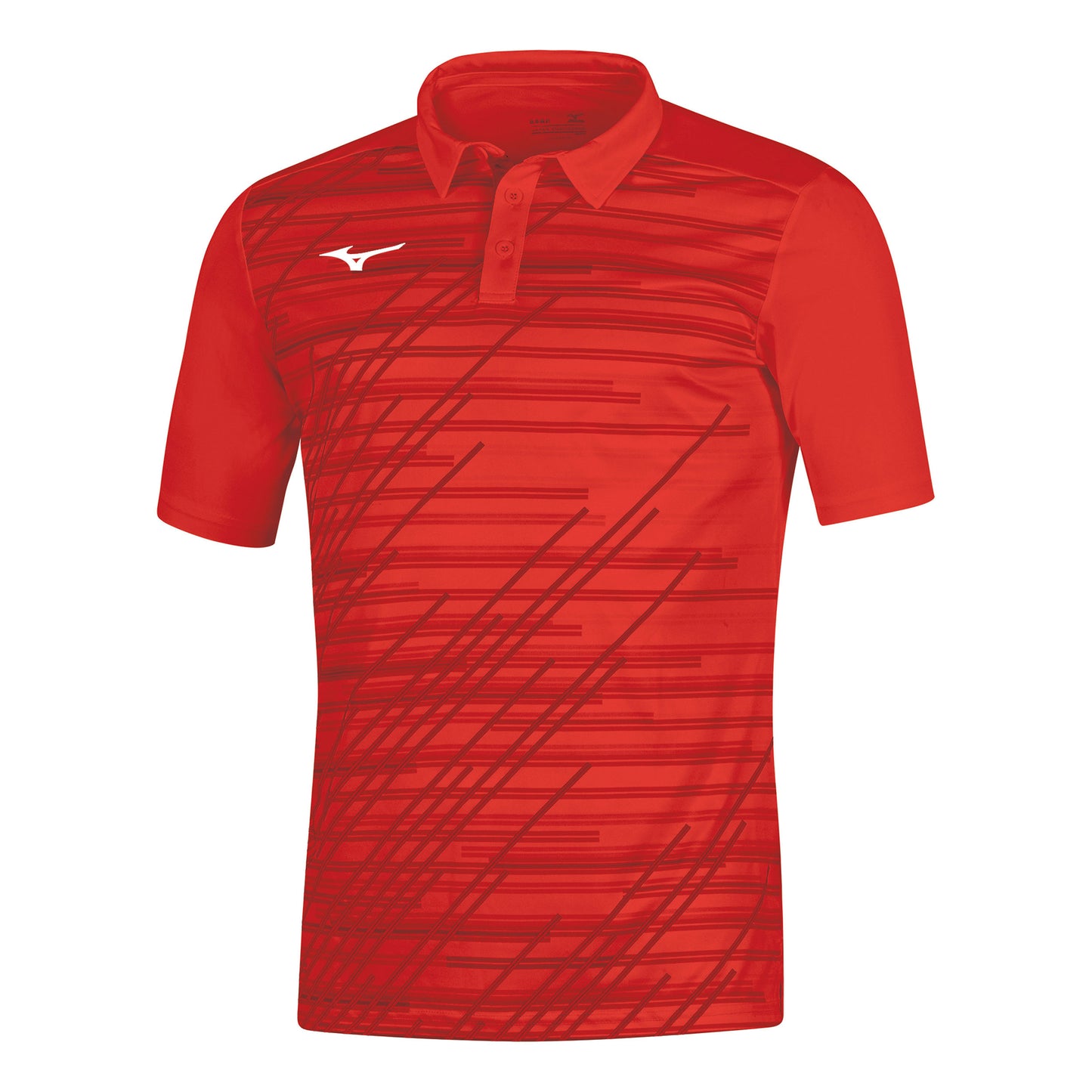 Mizuno Team Chiba Polo Hommes-rouge Mizuno Team Chiba Polo Hommes-rouge