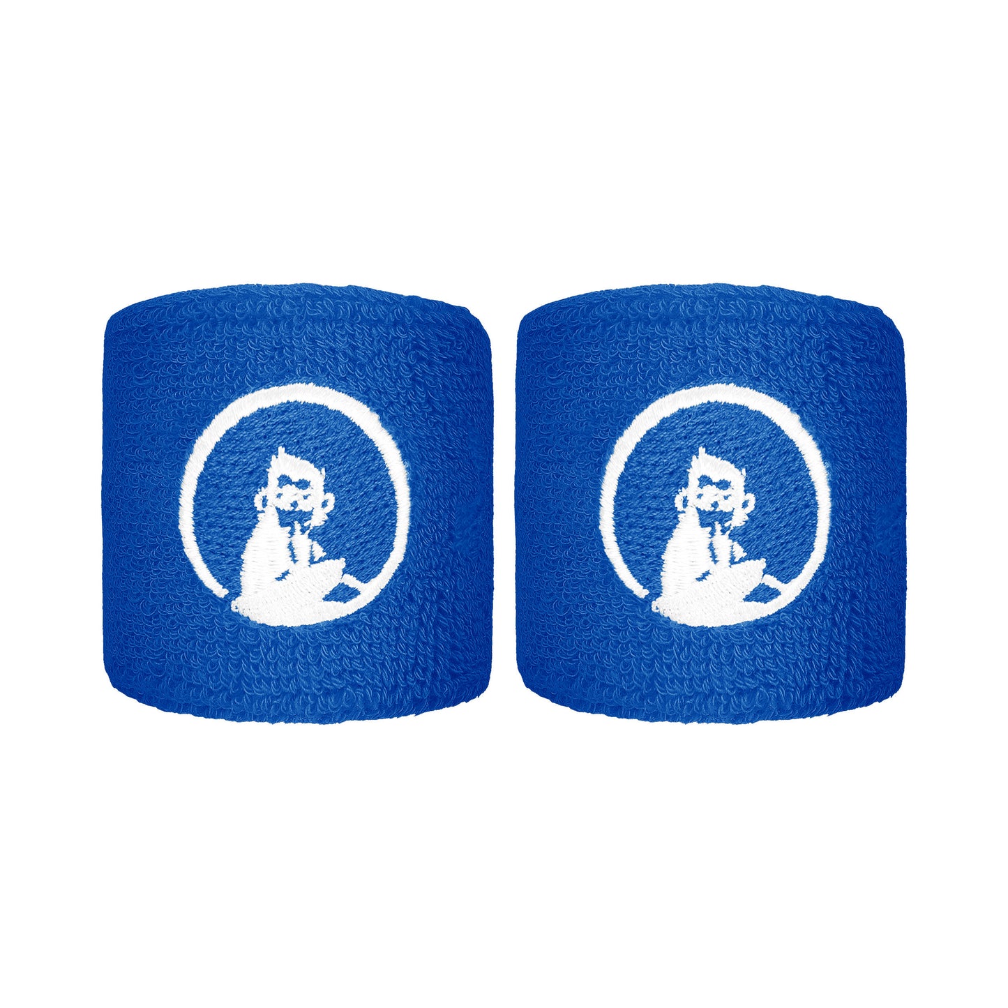 Quiet Please Poignet Pack de 2 unités court - bleu, blanc Quiet Please Poignet Pack de 2 unités court - bleu, blanc