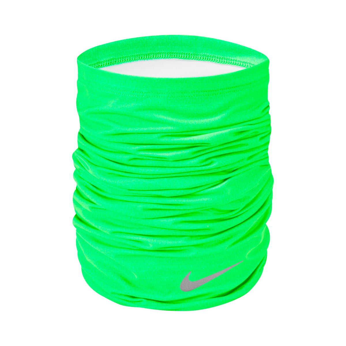 Nike Dri-Fit Wrap 2.0 Cache-cou Unisex - vert fluo, argent Nike Dri-Fit Wrap 2.0 Cache-cou Unisex - vert fluo, argent