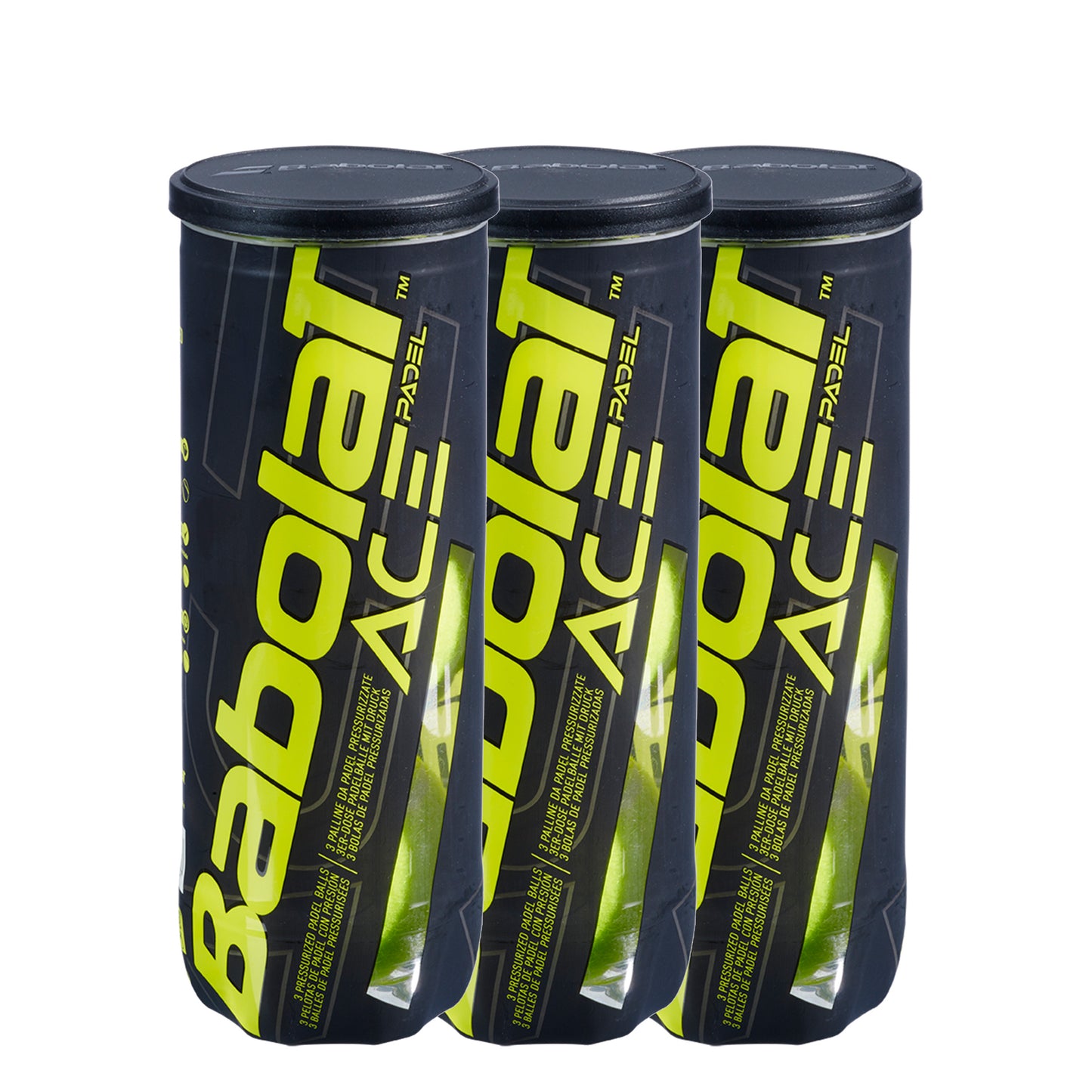 Babolat 3 Tubes de 3 Ace Padel X3 Babolat 3 Tubes de 3 Ace Padel X3