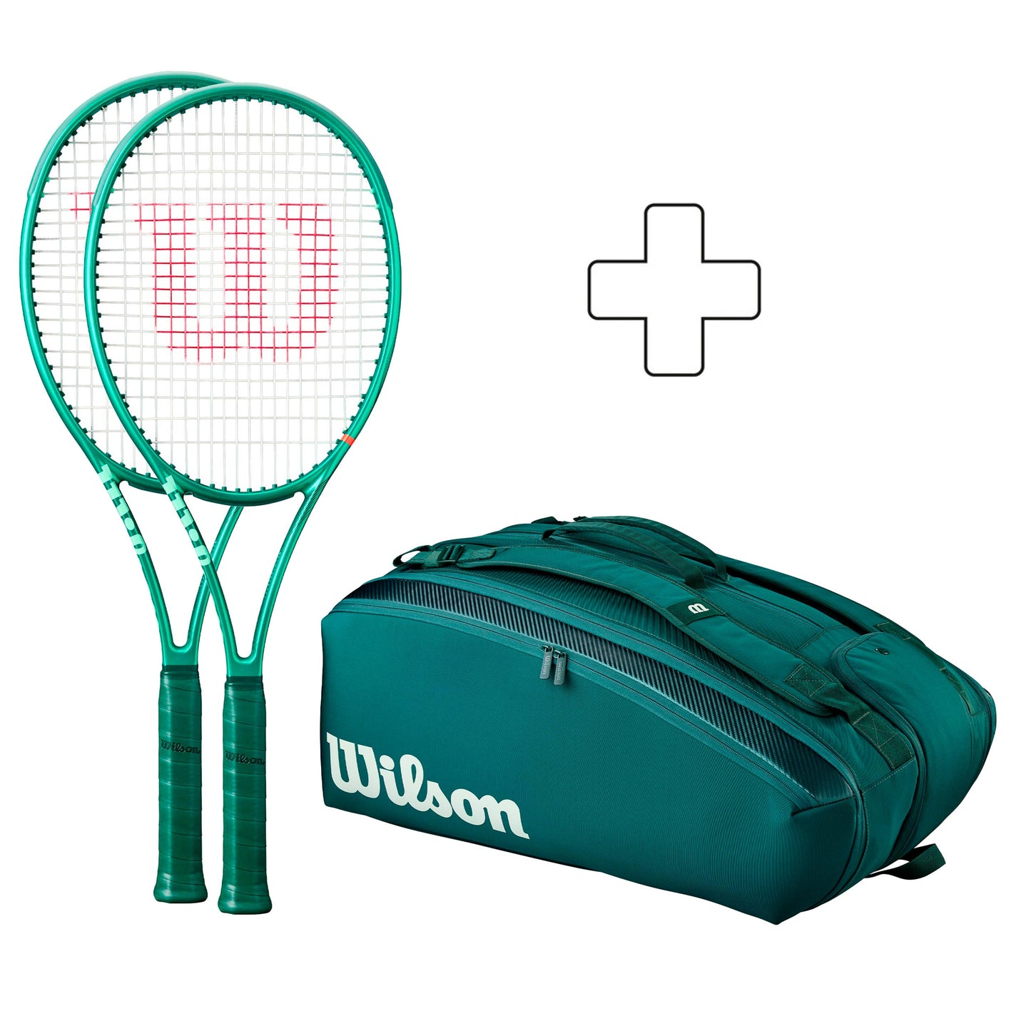 Wilson 2x Blade Blade 98 18X20 V10 plus sac de raquettes Wilson 2x Blade Blade 98 18X20 V10 plus sac de raquettes