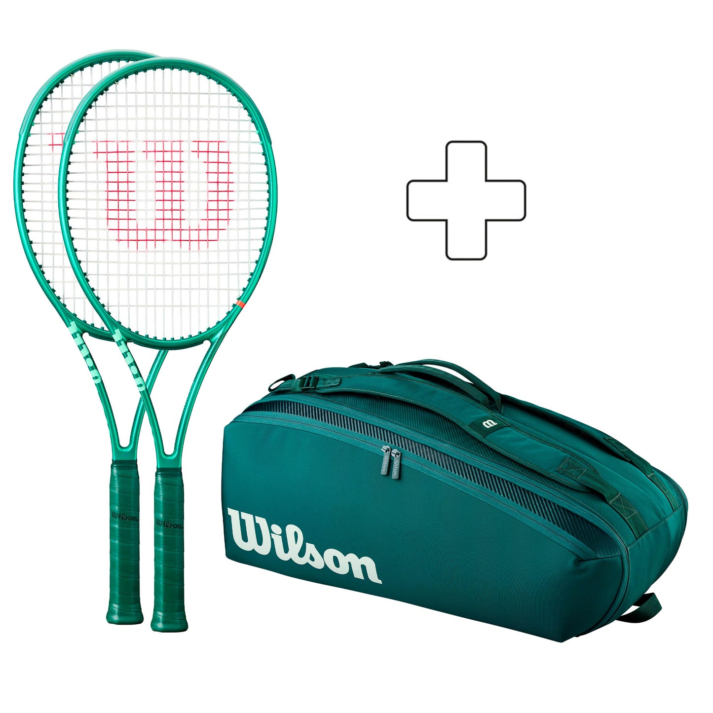 Wilson 2x Blade 98 18X20 v10 + sac de tennis Wilson 2x Blade 98 18X20 v10 + sac de tennis