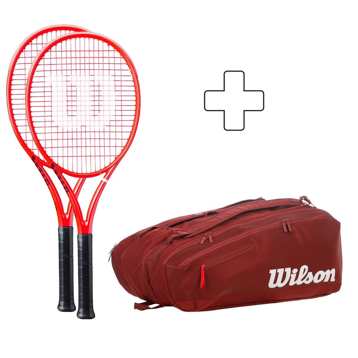 Wilson 2x Defyer 98 Pro V1 plus sac de raquettes Wilson 2x Defyer 98 Pro V1 plus sac de raquettes