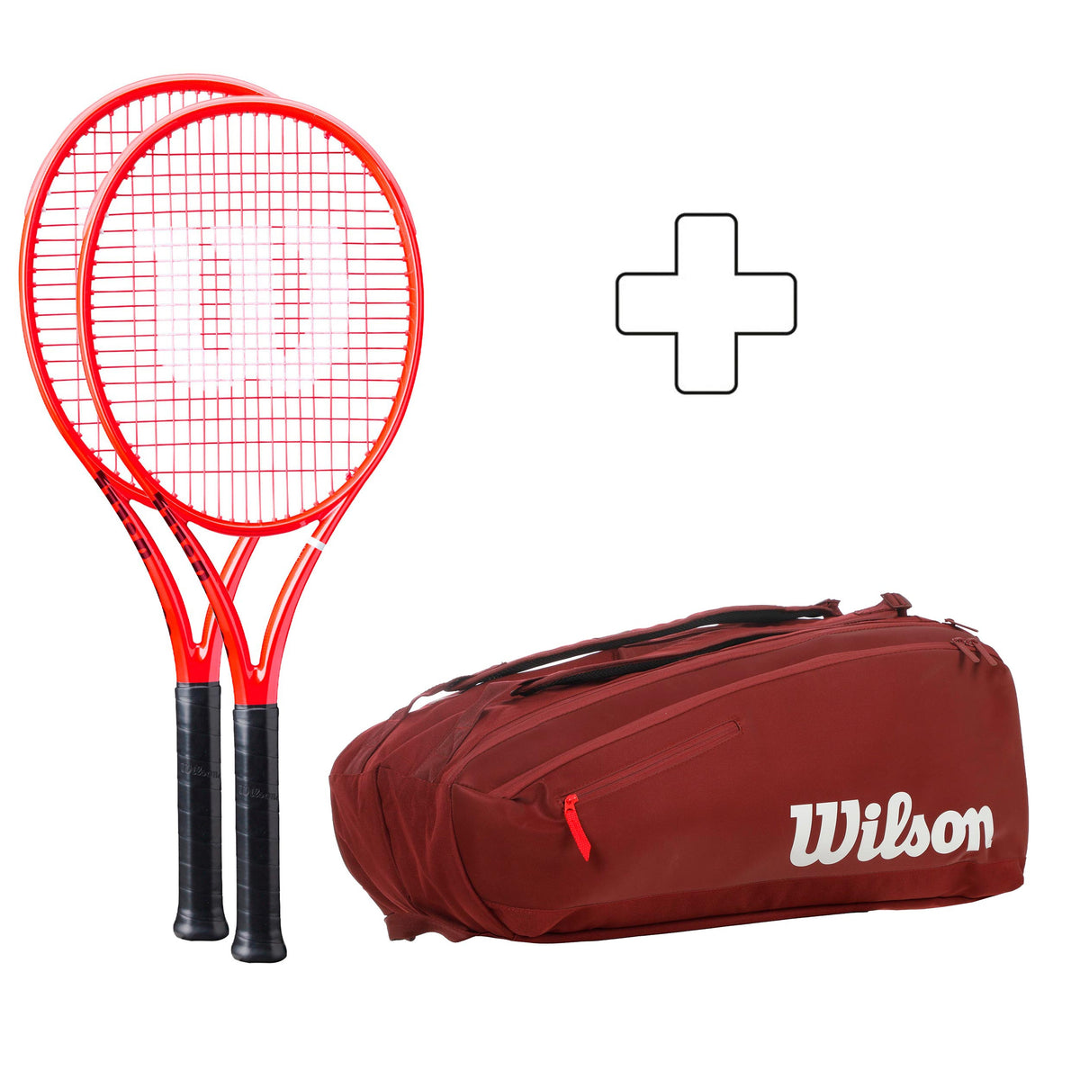 Wilson 2x Defyer 98 Pro V1 plus sac de raquettes Wilson 2x Defyer 98 Pro V1 plus sac de raquettes