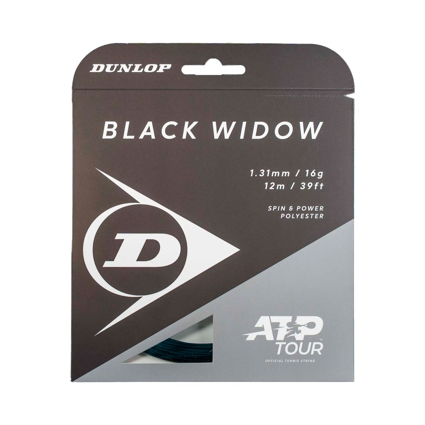 Dunlop BLACK WIDOW Cordage en garniture -noir Dunlop BLACK WIDOW Cordage en garniture -noir