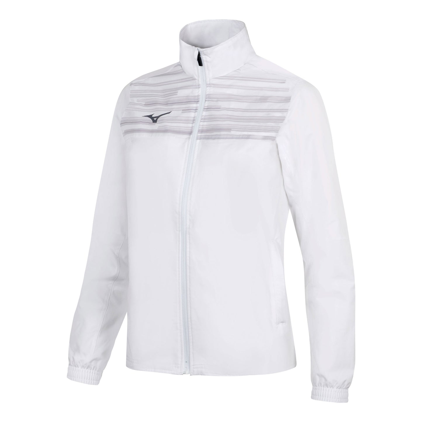 Mizuno Team Chiba Micro Veste de survêtement Femmes-blanc Mizuno Team Chiba Micro Veste de survêtement Femmes-blanc