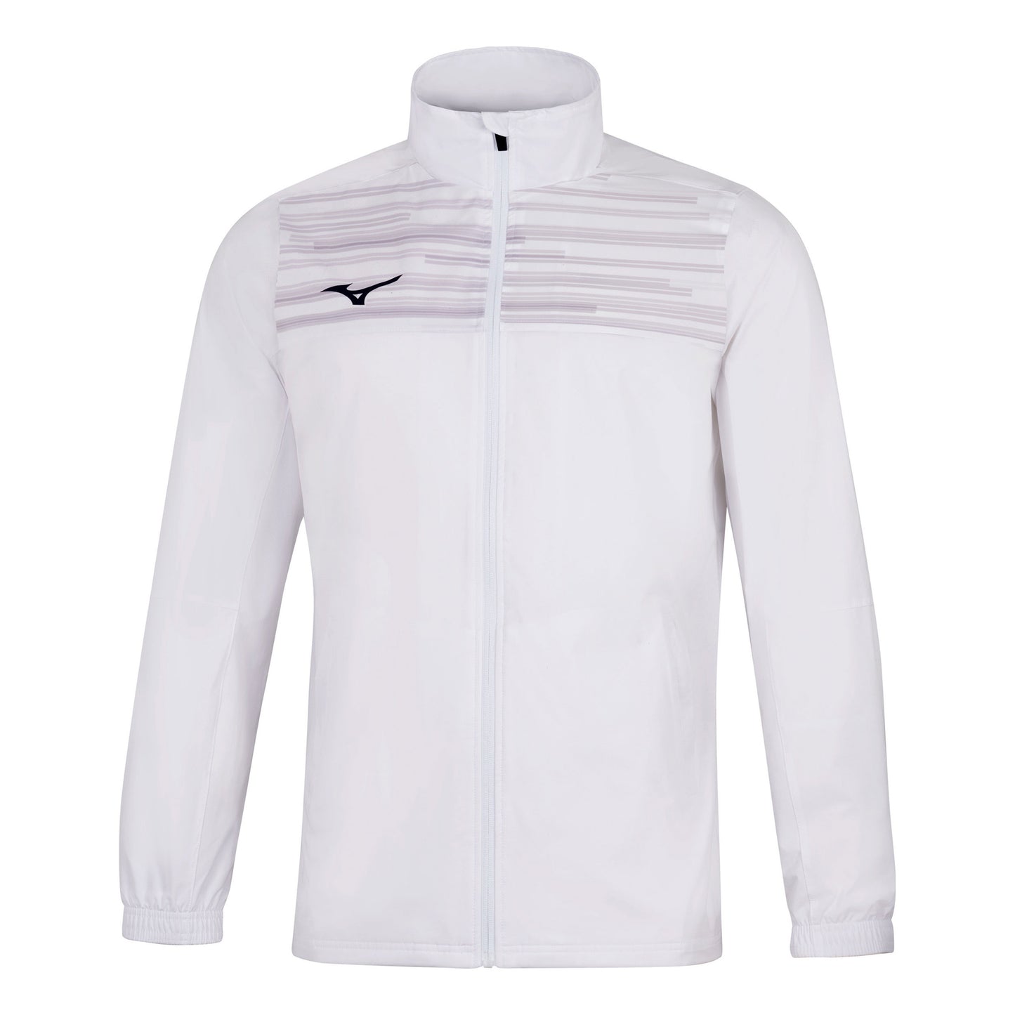 Mizuno Team Chiba Micro Veste de survêtement Hommes-blanc Mizuno Team Chiba Micro Veste de survêtement Hommes-blanc