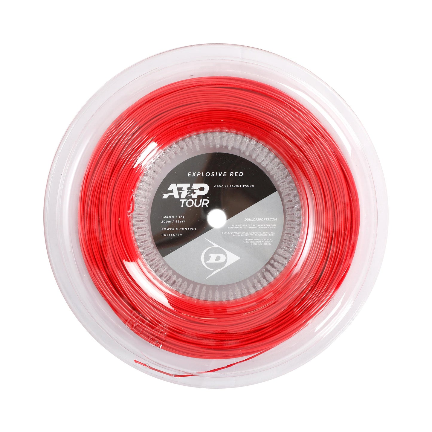 Dunlop EXPLOSIVE Bobine cordage -rouge Dunlop EXPLOSIVE Bobine cordage -rouge