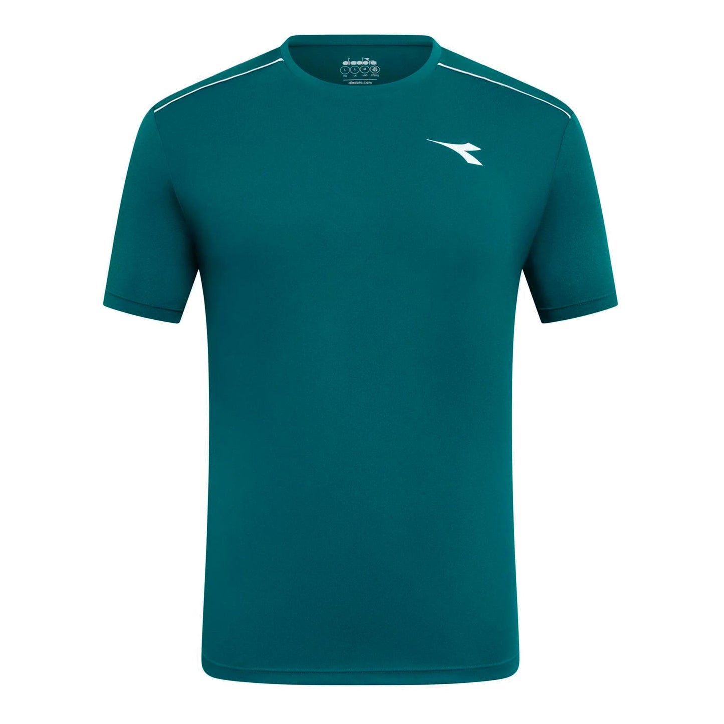Diadora Court T-shirt Hommes-vert foncé Diadora Court T-shirt Hommes-vert foncé