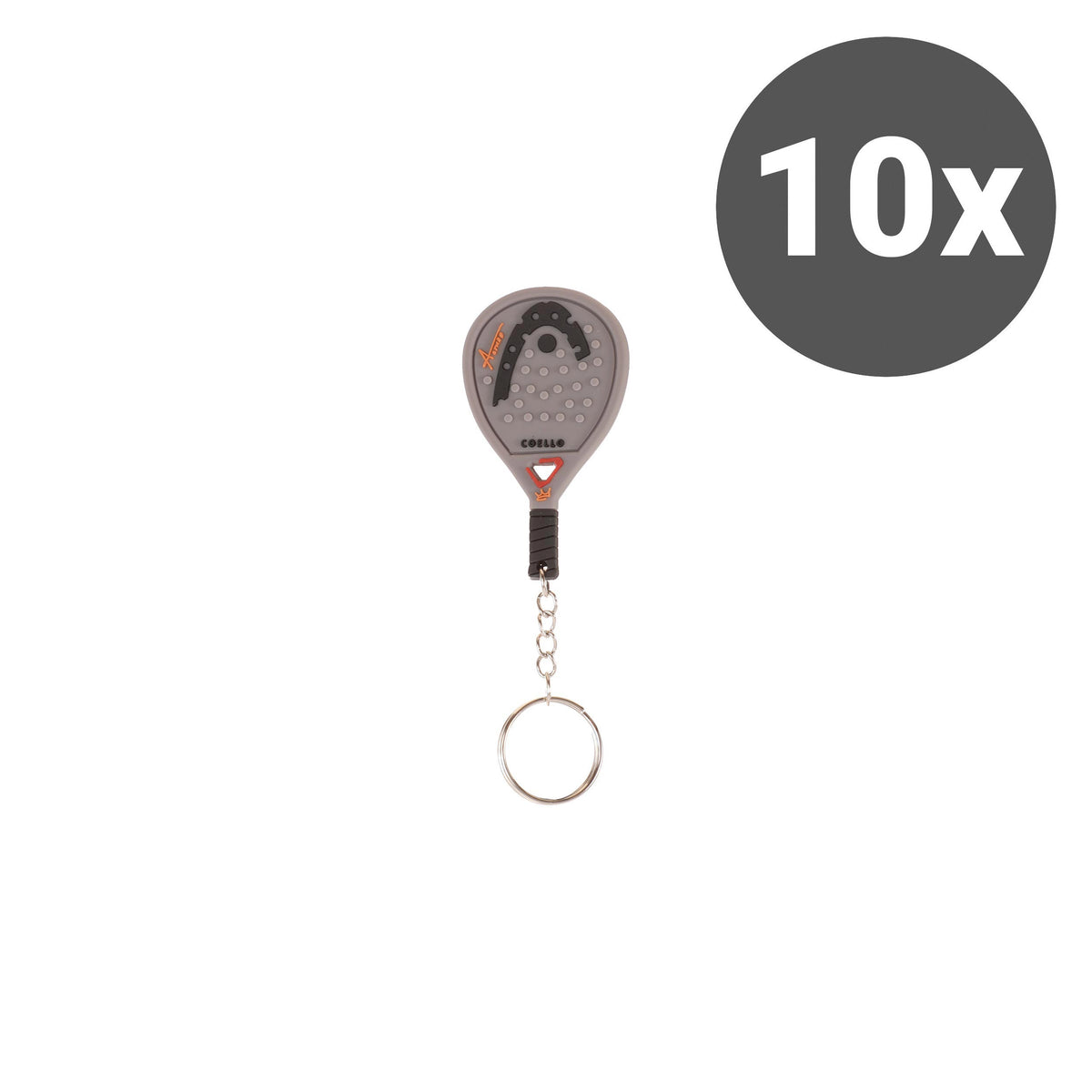 HEAD Coello Porte-clés Pack de 10 - noir HEAD Coello Porte-clés Pack de 10 - noir