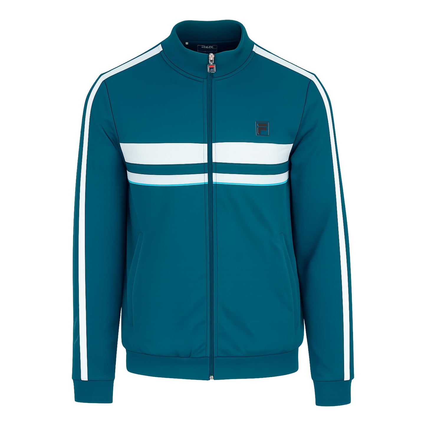 Fila Ned Veste de survêtement Hommes - bleu petrol, blanc Fila Ned Veste de survêtement Hommes - bleu petrol, blanc