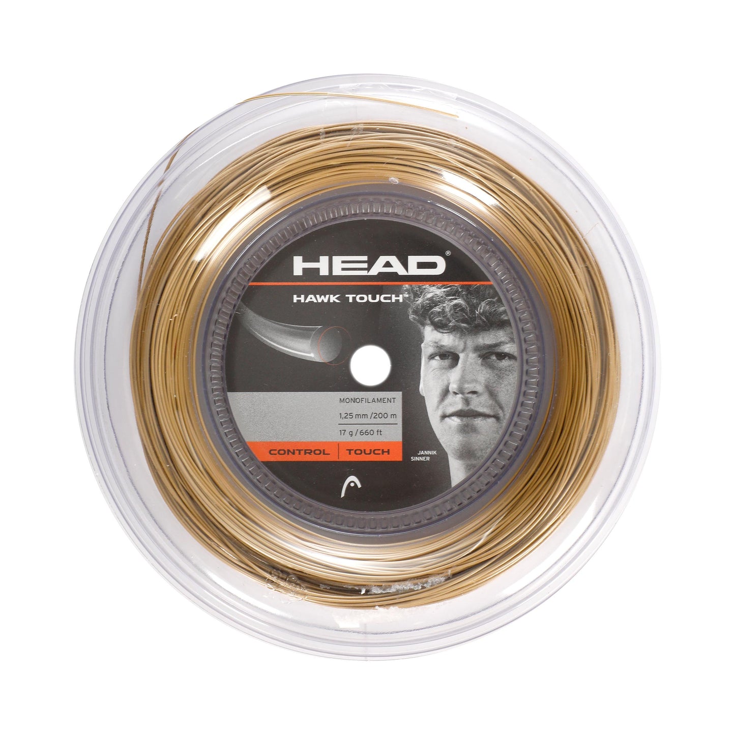 HEAD Hawk Touch Bobine cordage 200m - or HEAD Hawk Touch Bobine cordage 200m - or
