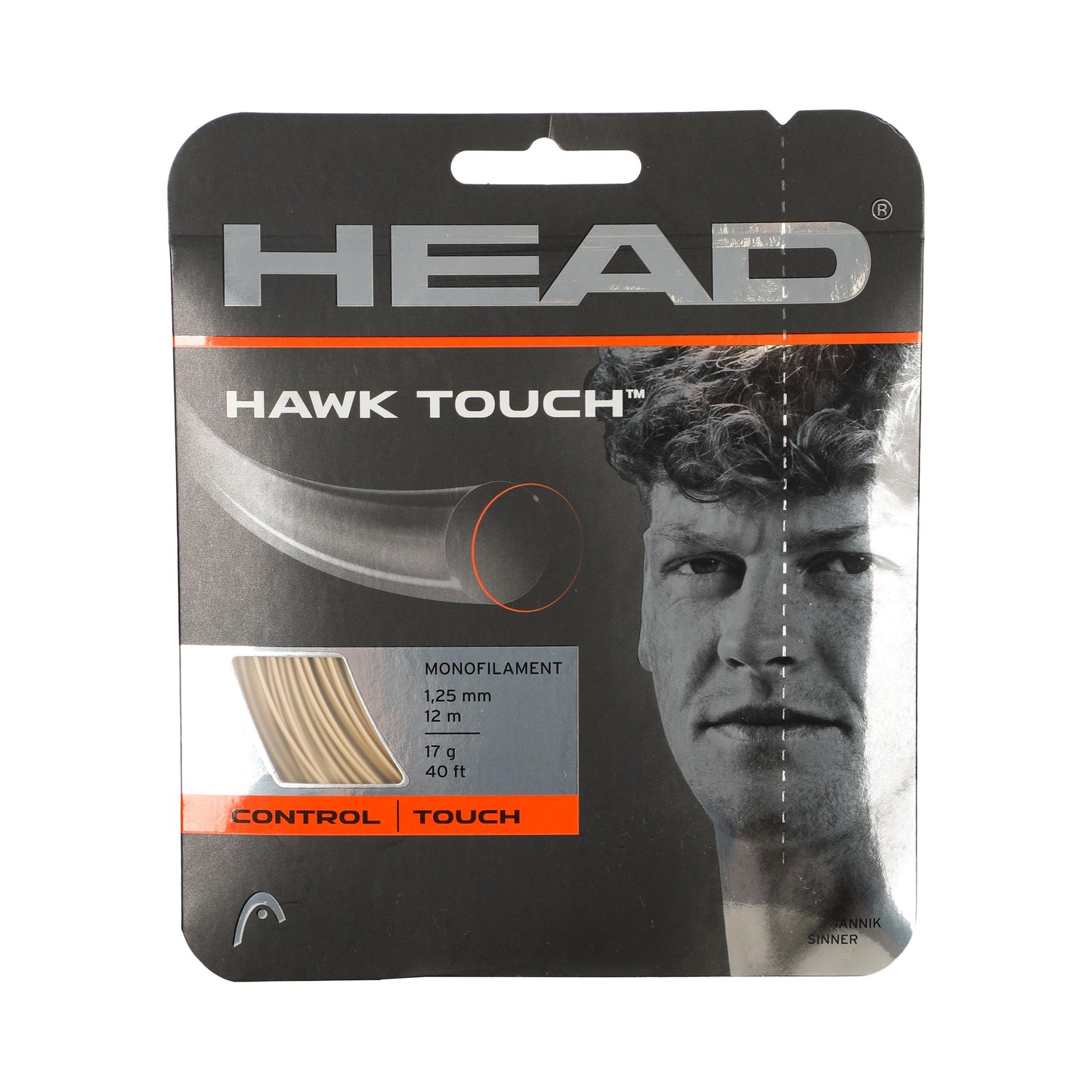 HEAD Hawk Touch Cordage en garniture 12m - or HEAD Hawk Touch Cordage en garniture 12m - or