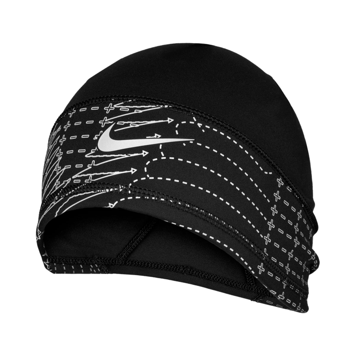 Nike Dri-Fit Terra Uncuffed Reflective Bonnet Unisex - noir, noir Nike Dri-Fit Terra Uncuffed Reflective Bonnet Unisex - noir, noir