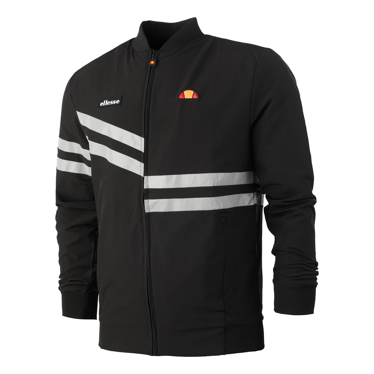 Ellesse Nano Veste de survêtement Hommes - noir, argent