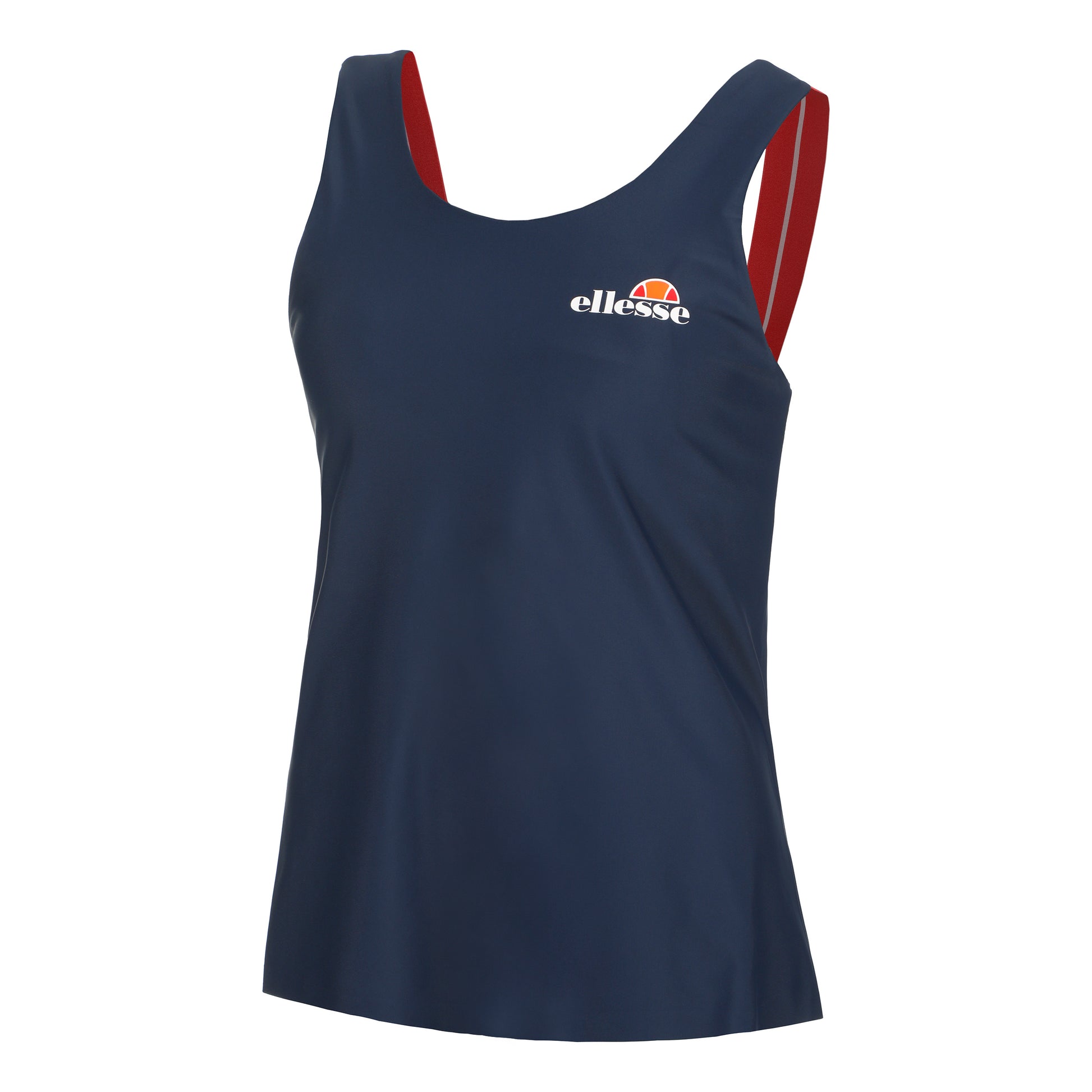 Ellesse Quincy Débardeur Tank Top Femmes-Bleu Foncé,Rouge