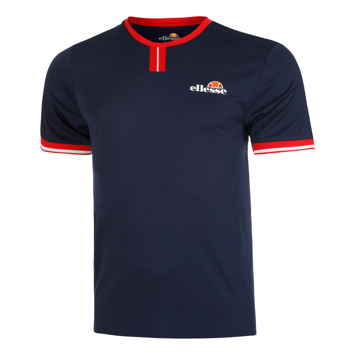 Ellesse Clinton T-shirt Hommes - bleu foncé, rouge