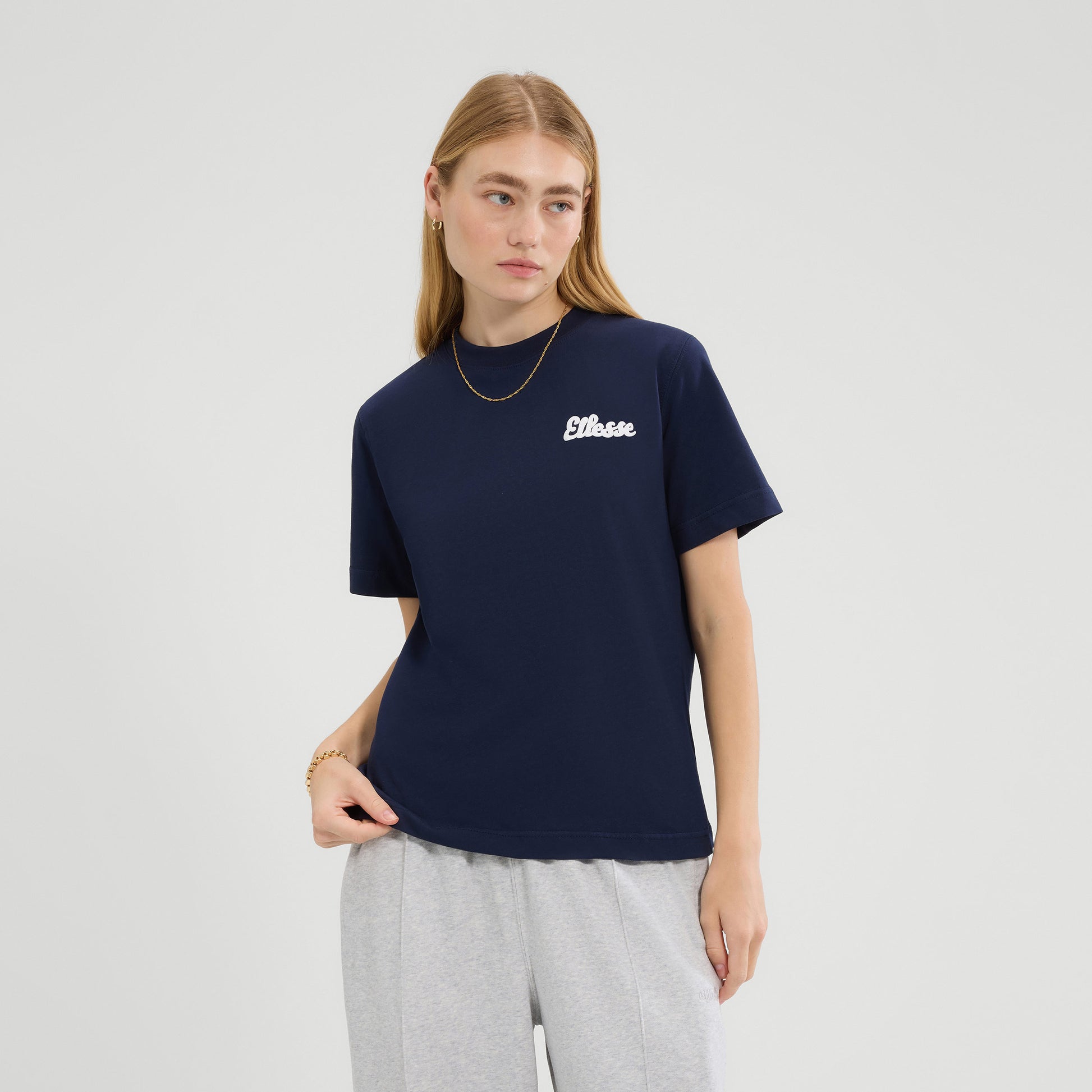 Ellesse Soffio T-shirt Femmes-Bleu Foncé,Blanc