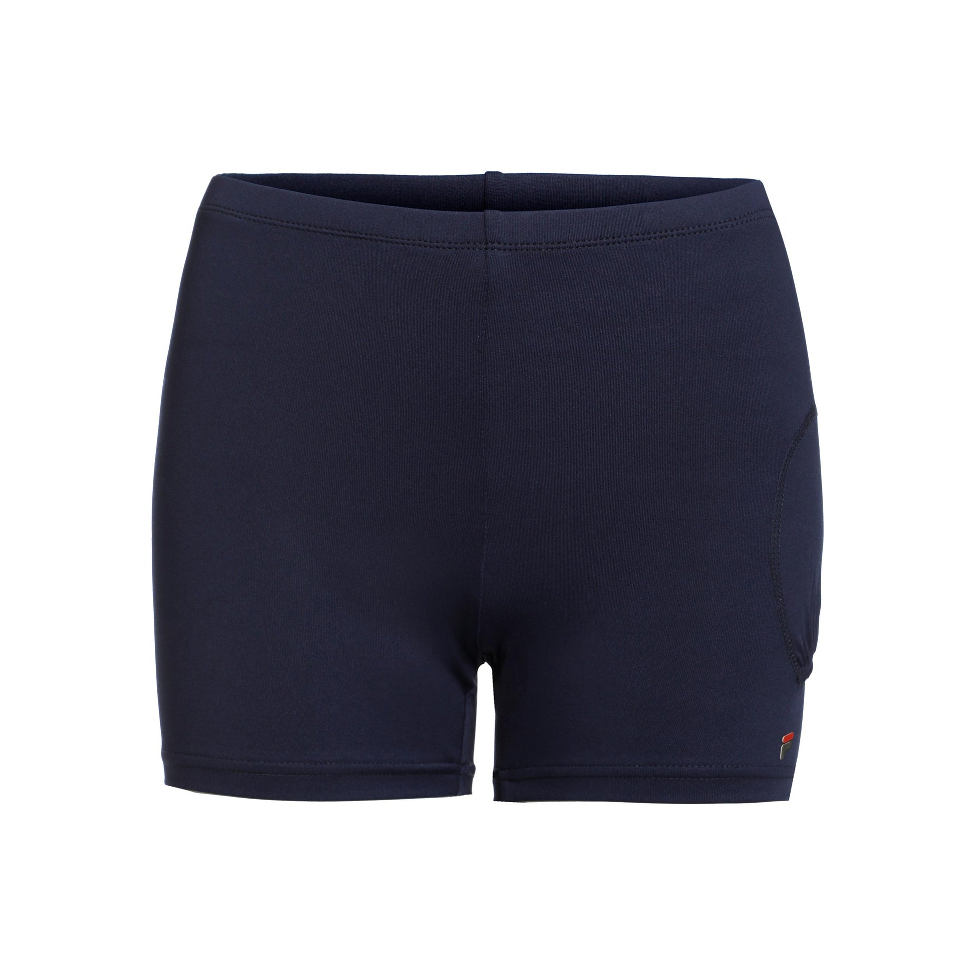 Fila Bella Short avec poche-balles Femmes - bleu foncé, rouge