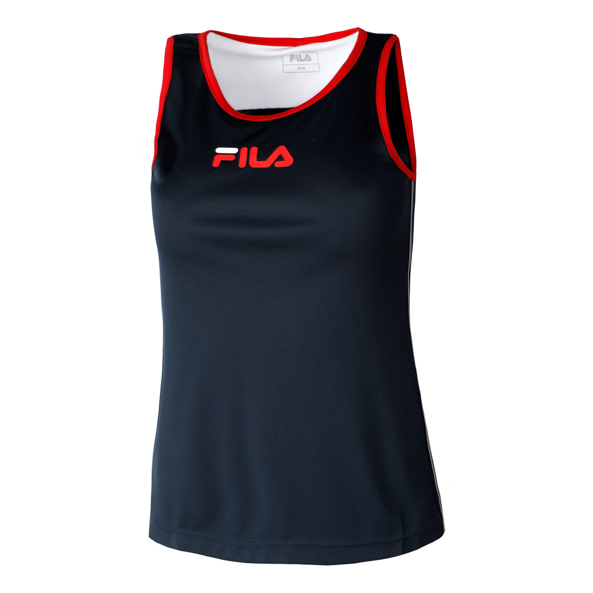 Fila Amber Débardeur tank top Femmes - bleu foncé, rouge
