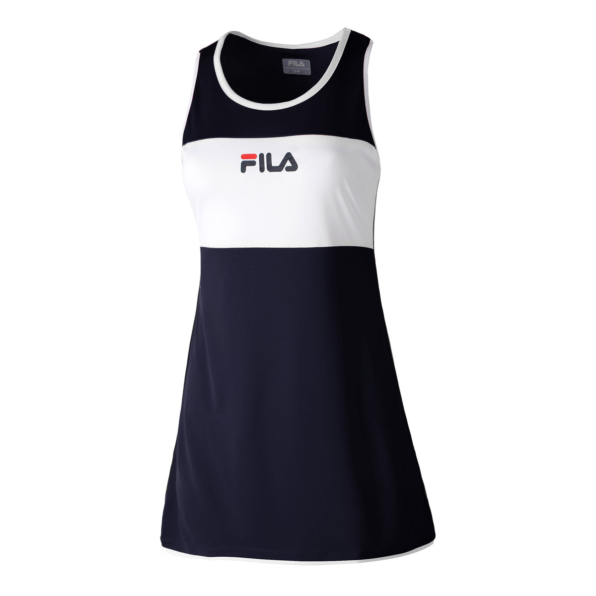 Fila Lola Robe Femmes - bleu foncé, blanc