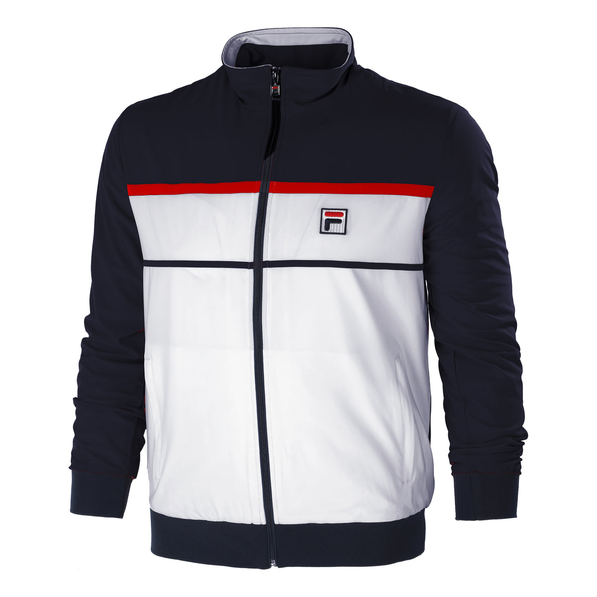 Fila Max Veste de survêtement Hommes - blanc, bleu foncé