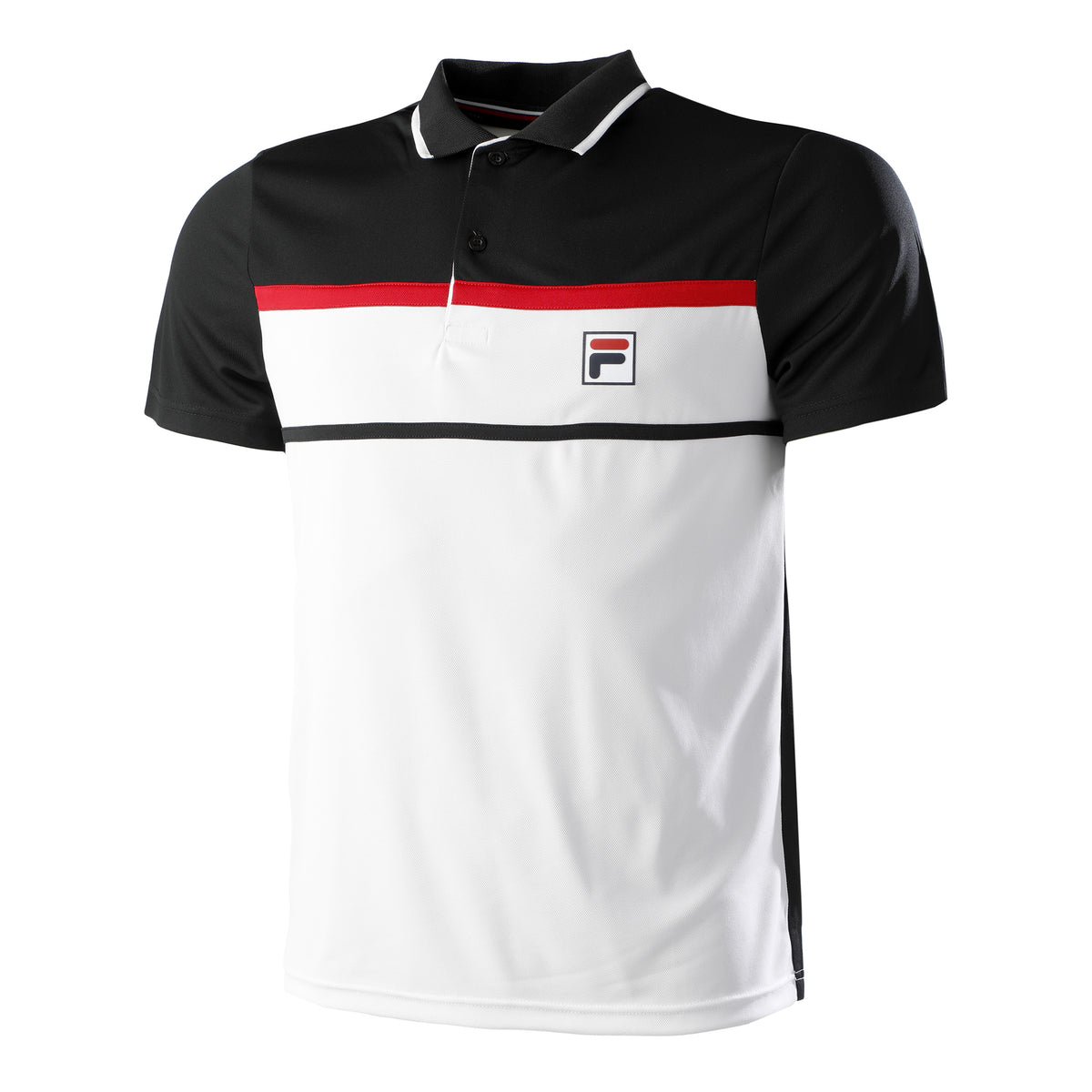 Fila Anton Polo Hommes - blanc, noir