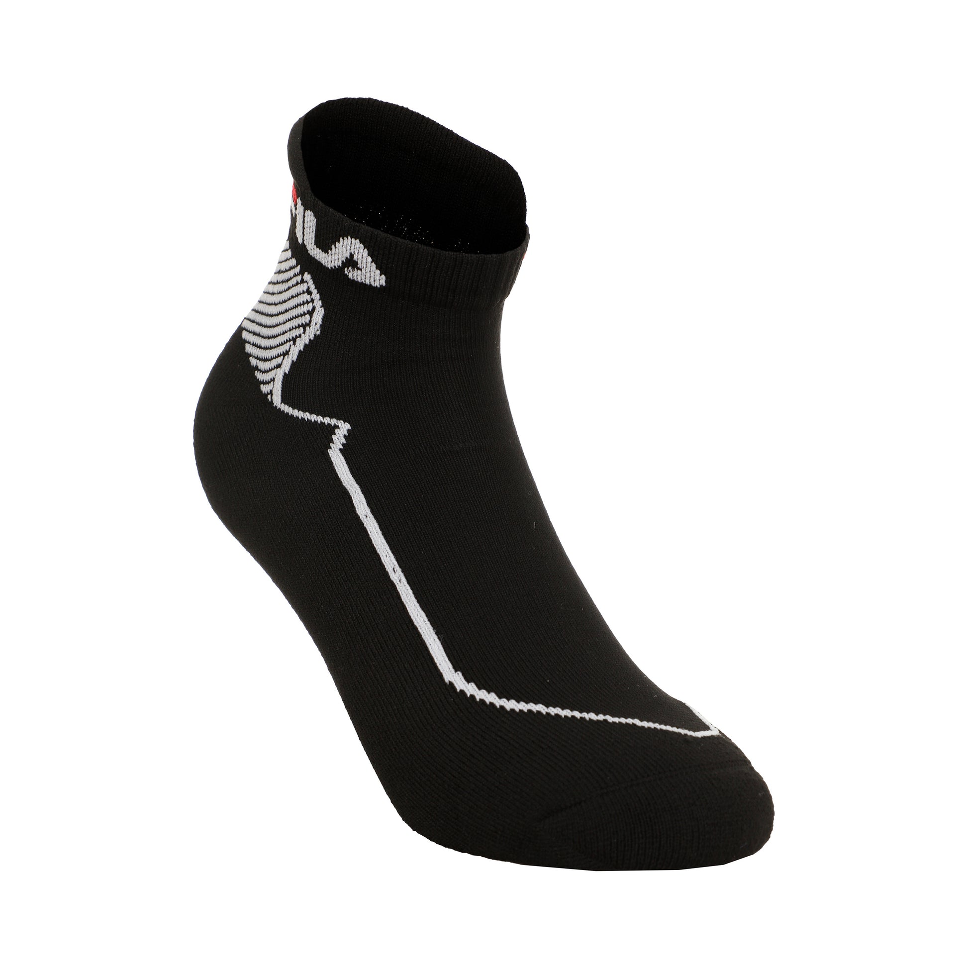Fila Performance Short Sport Chaussettes De Sport-Noir,Multicouleur