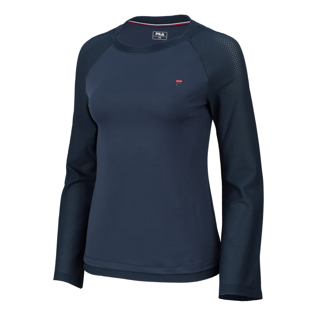 Fila Kira Haut manches longues Femmes - bleu foncé,