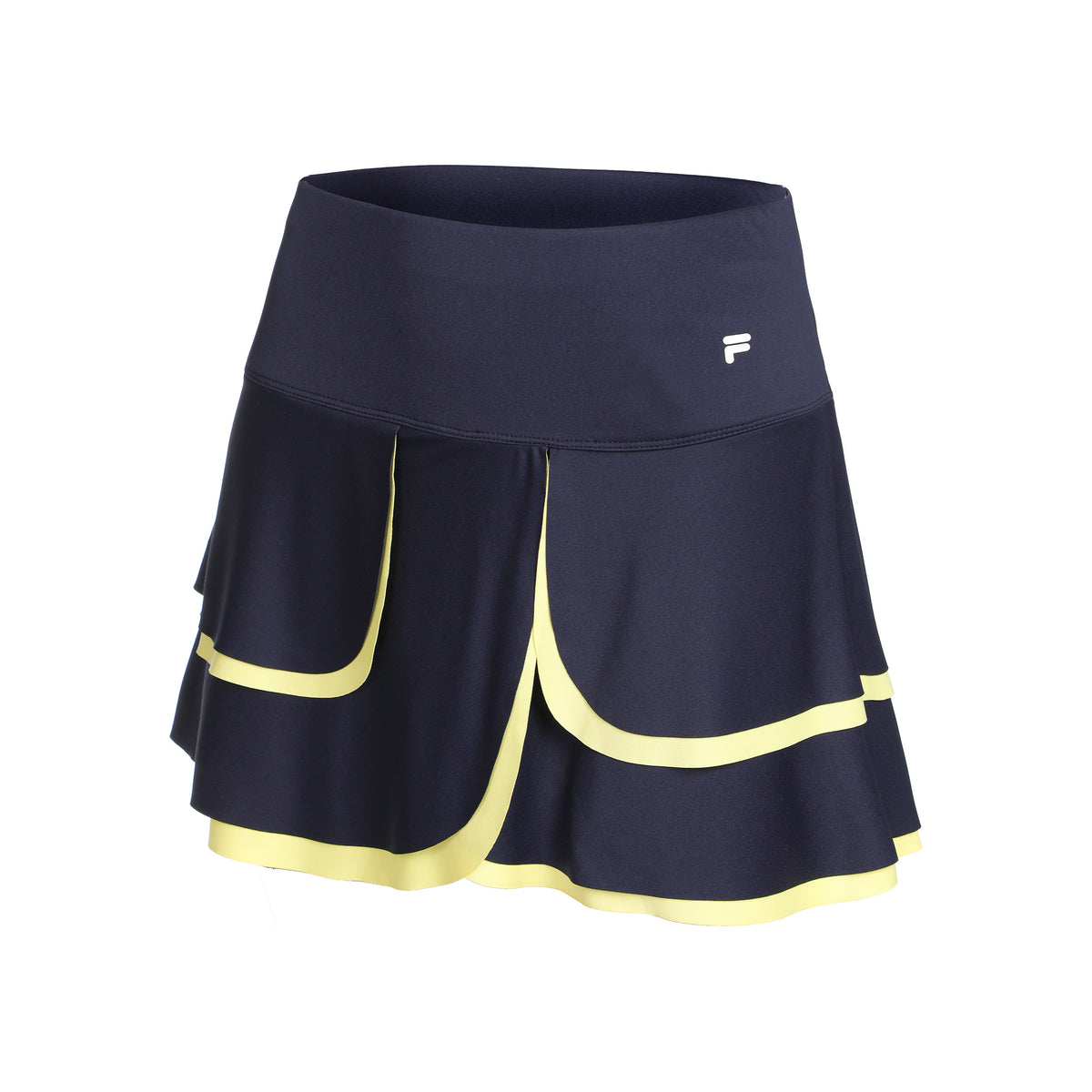 Fila Cosima Jupe Femmes - bleu foncé, jaune