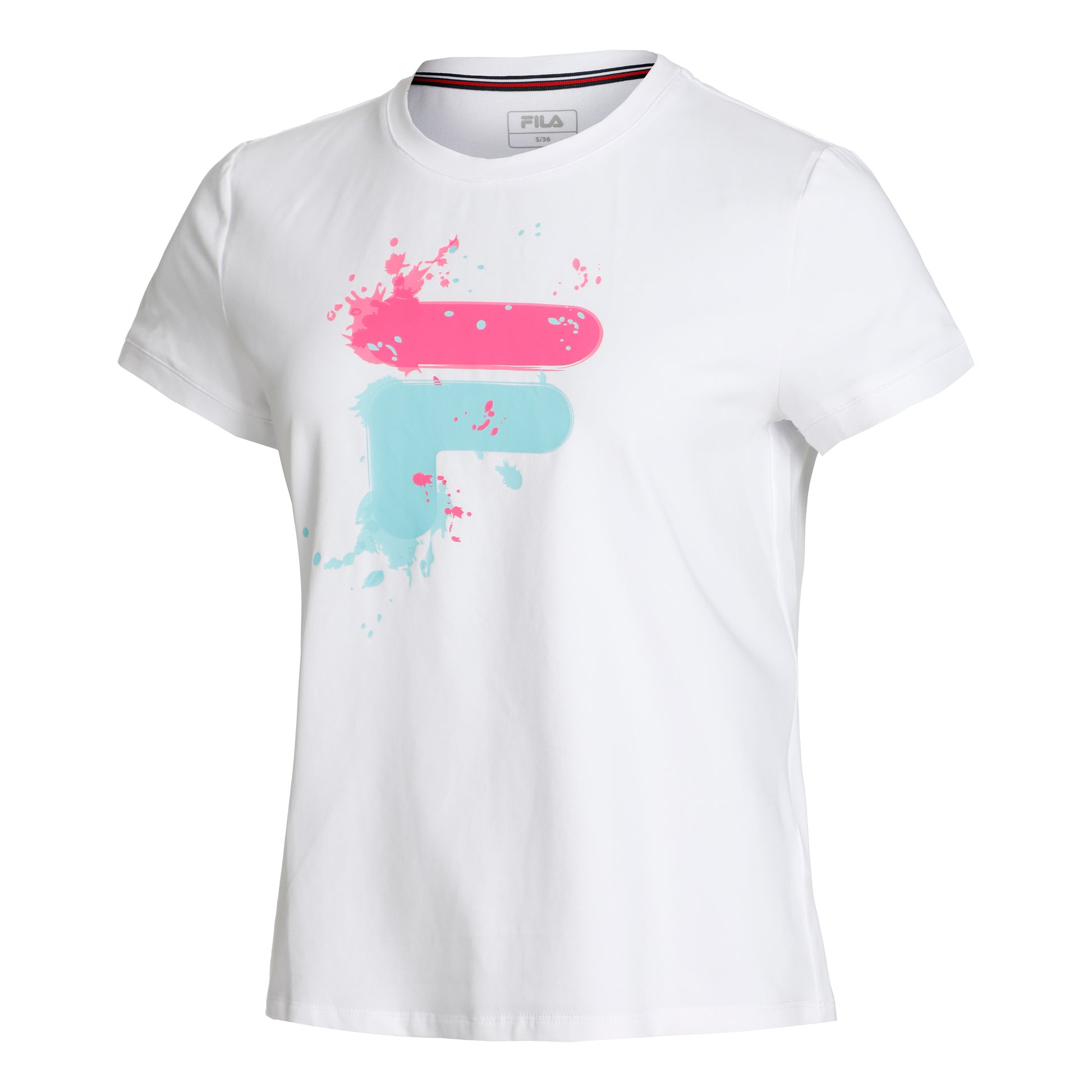 Fila Emelie T-shirt Femmes - blanc, multicouleur