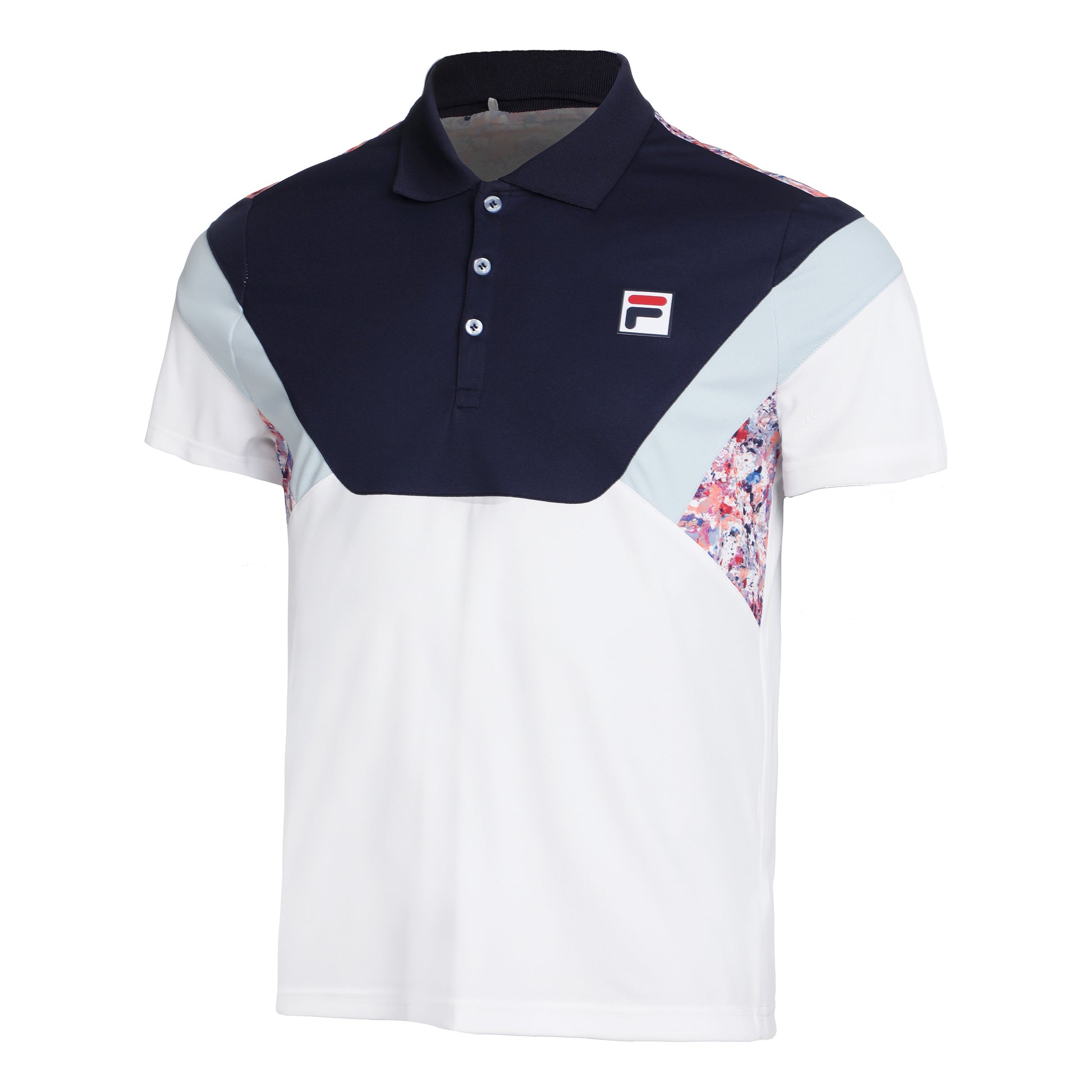 Fila Adrian Polo Hommes - bleu foncé, multicouleur