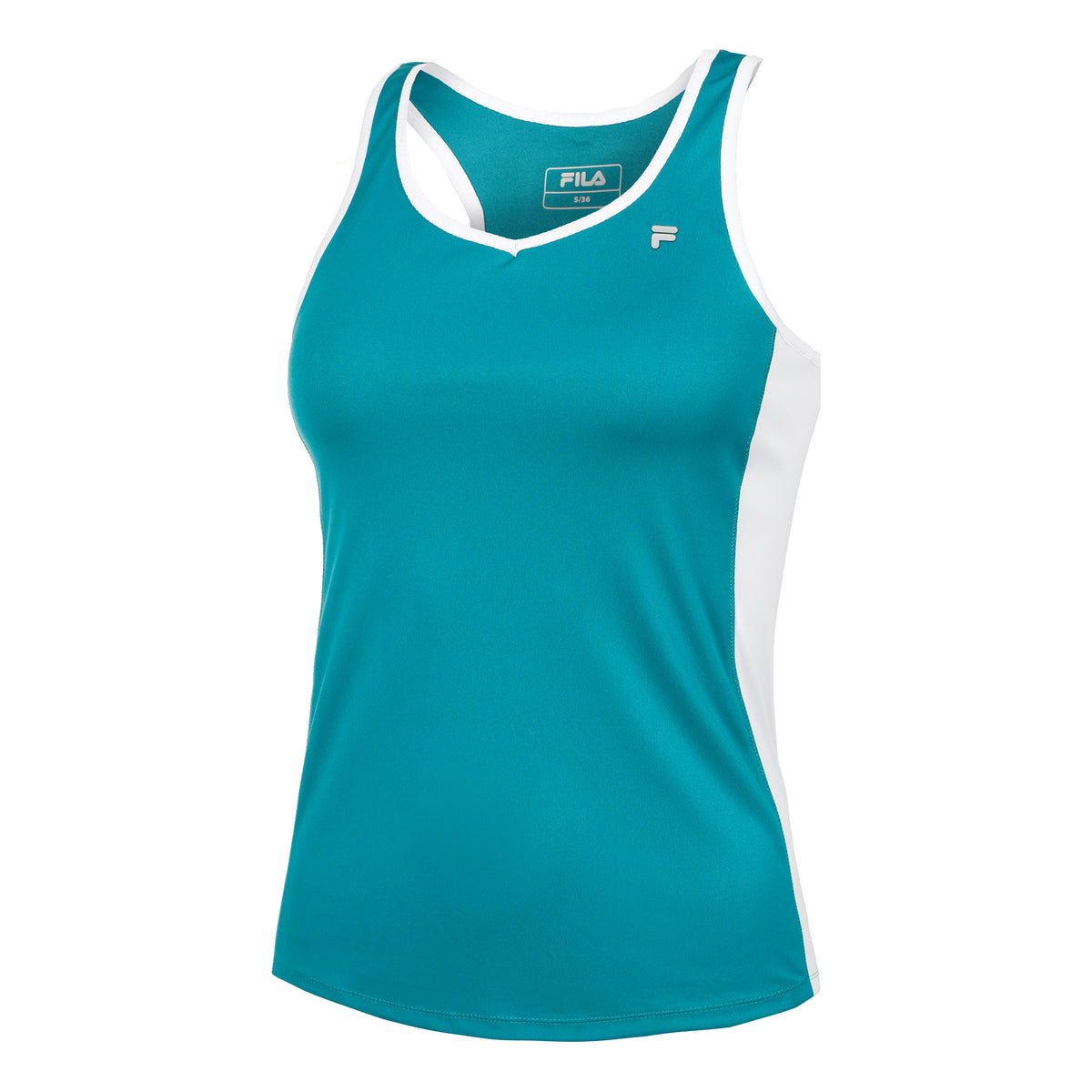 Fila Celia Débardeur tank top Femmes - bleu petrol, blanc