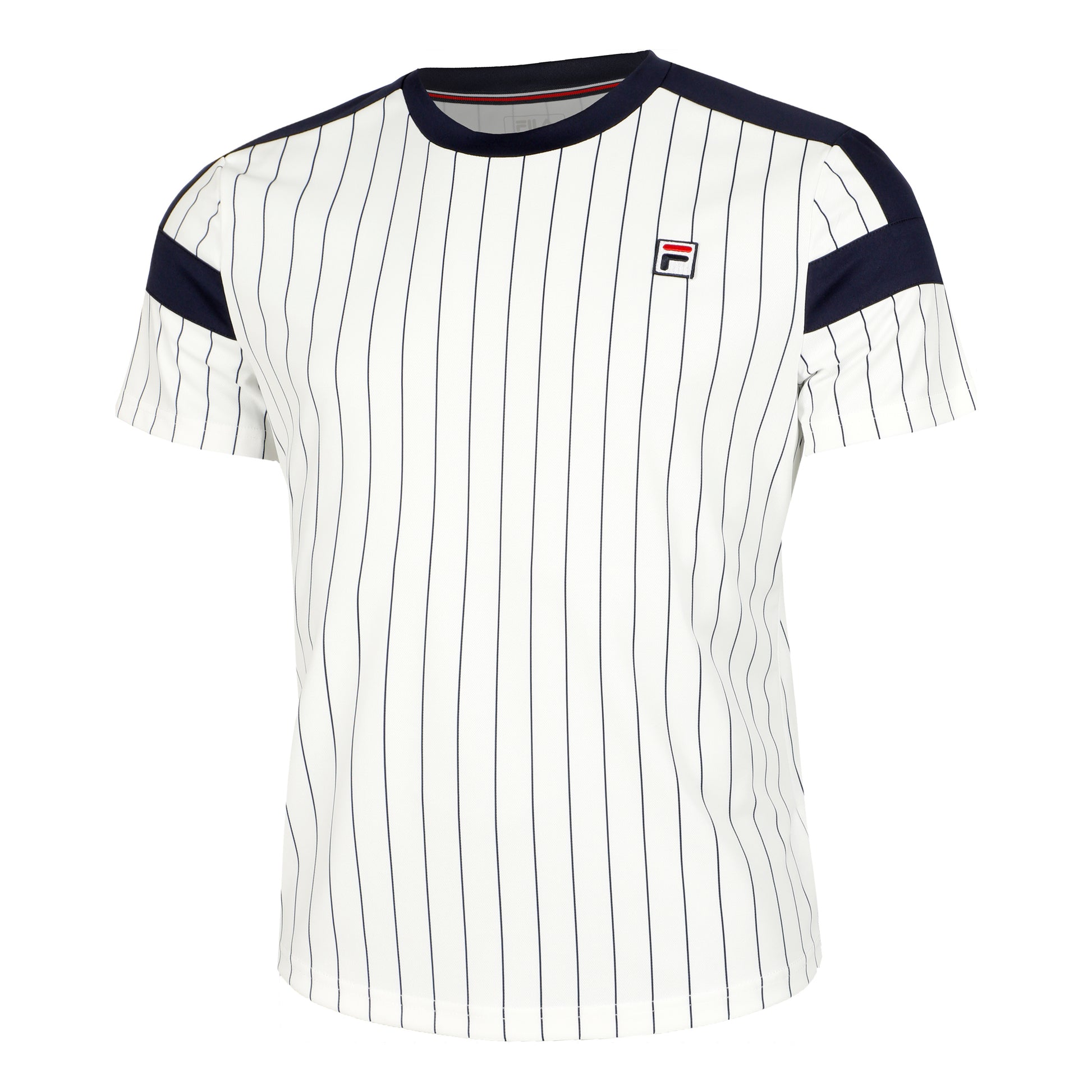 Fila Stripes Jascha T-shirt Hommes - crème,