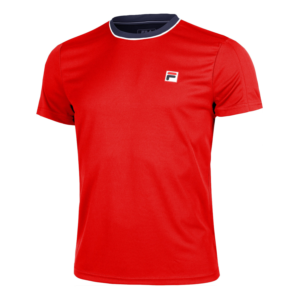 Fila Enzo T-shirt Hommes - rouge, bleu foncé