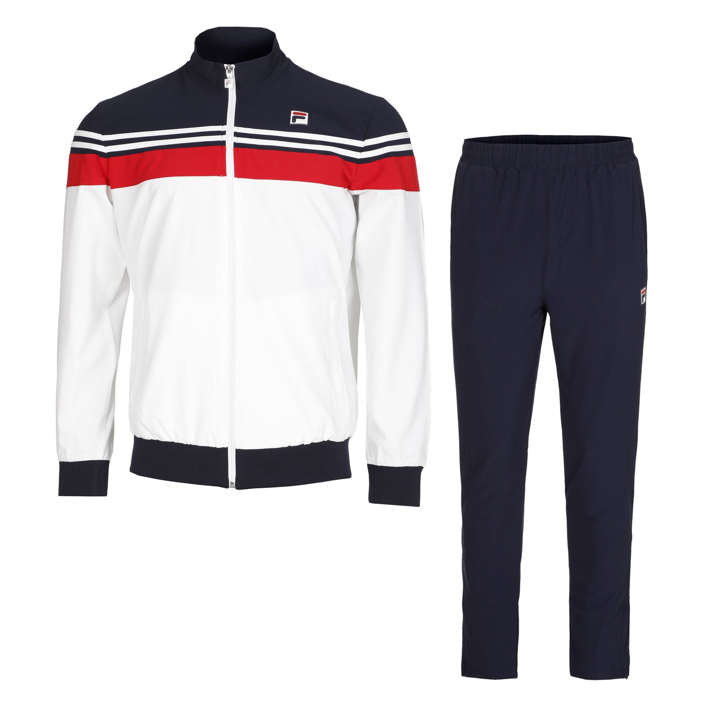Fila Bruno Survêtement Hommes-Blanc,Rouge