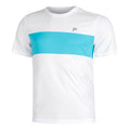 Bosse T-shirt Hommes - blanc, turquoise
