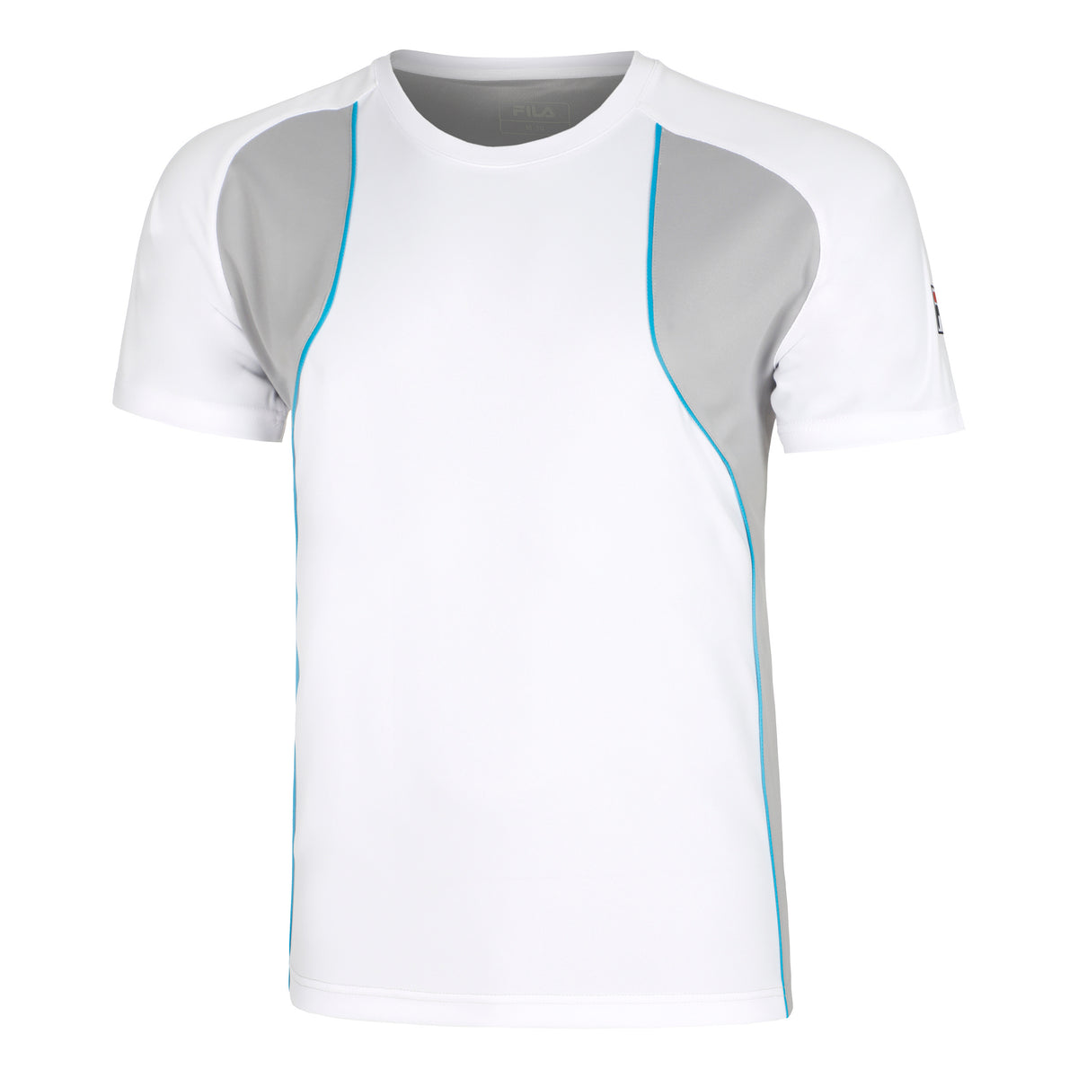 Fila Hudson T-shirt Hommes - blanc, argent