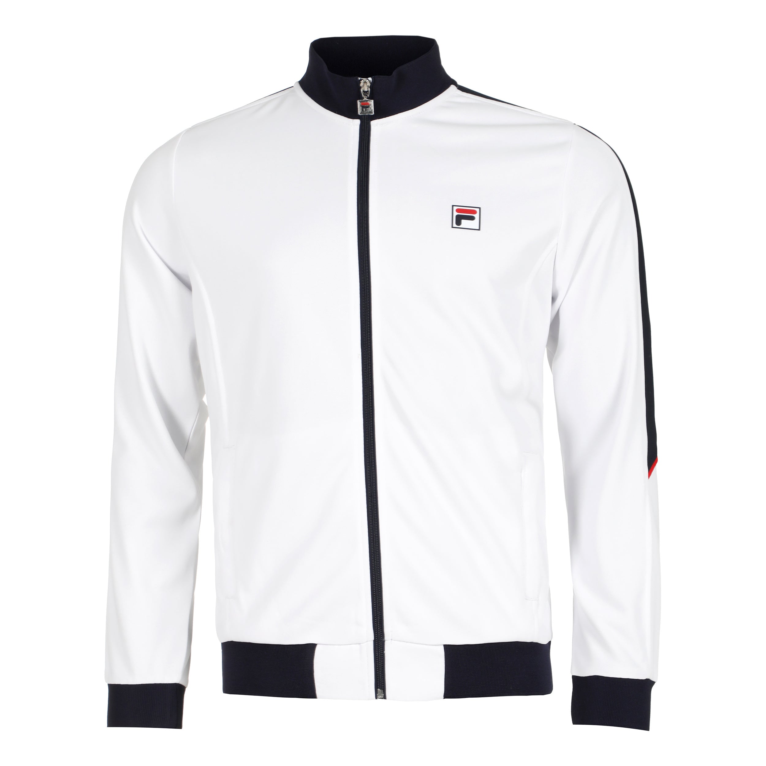 Fila Manuel Veste De Survêtement Hommes-Blanc,Bleu Foncé