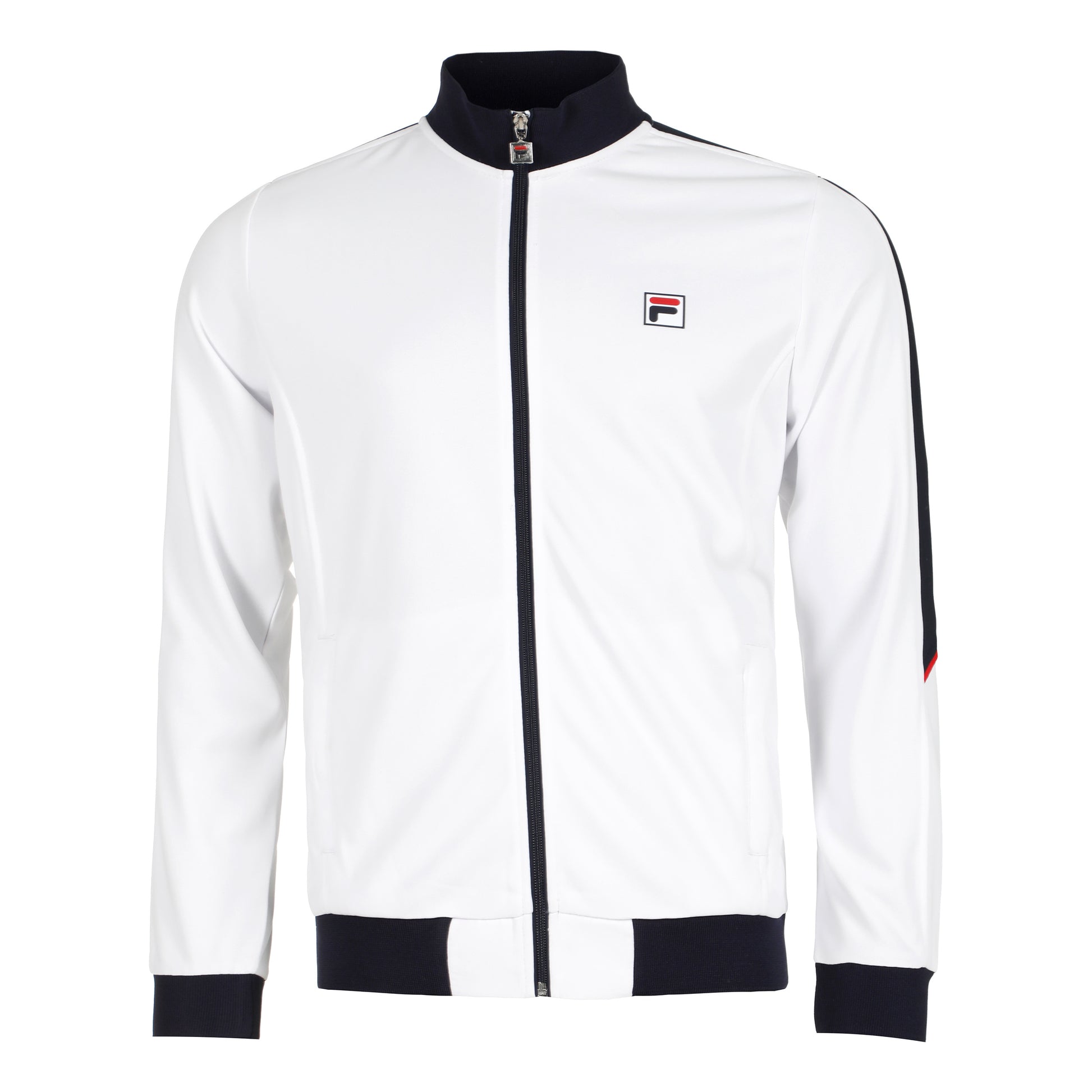 Fila Manuel Veste De Survêtement Hommes-Blanc,Bleu Foncé